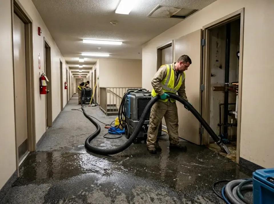 multi-unit-apartment-hallway-f-005 — frequently asked questions, Emergency Burst Pipe Water Extraction & Removal in Honeoye…